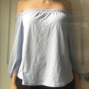 Top bershka - baby blue - XS